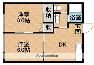ハイムブライトヒル【205号室】の間取り