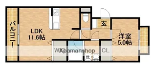 ドミール江西プレミアム【3階】の間取り