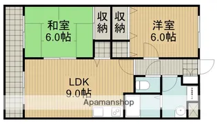 リベルテ曳馬【2階】の間取り
