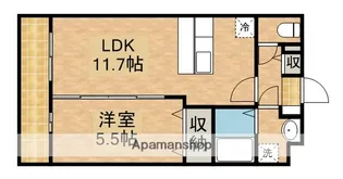 サウス・キアラ【2階】の間取り