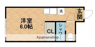 サンコーポネガタ【204号室】の間取り