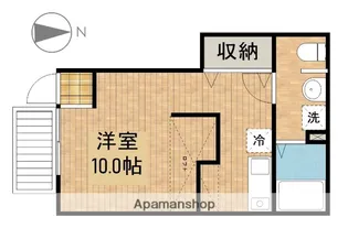 ロブスターハウス【105号室】の間取り