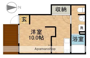 ロブスターハウス【101号室】の間取り