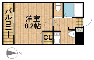 シャトルⅠ【2階】の間取り