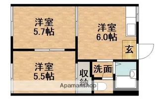 アーバンヒル刑部【1階】の間取り