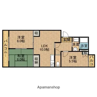 グランドールメイセイ【3階】の間取り