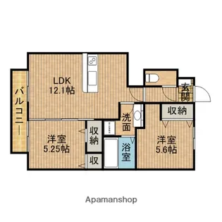 光陵館【1階】の間取り
