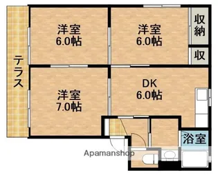 ライムライト50【1階】の間取り