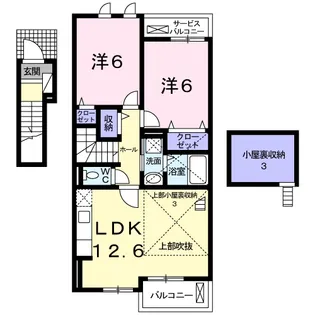 シンフォニー【2階】の間取り