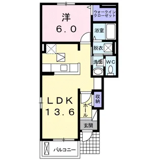 LADYBIRD【1階】の間取り