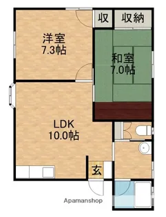 ハイムM&M【1階】の間取り