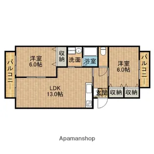 ラオス静波【3階】の間取り