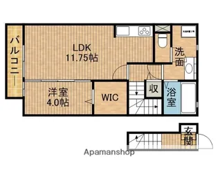 スカイハイツTM【2階】の間取り
