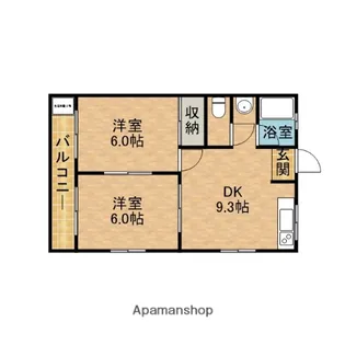 T&Kハイツ【1階】の間取り