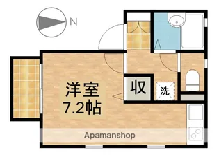 1Rの間取り画像