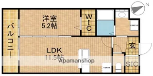メゾン リヴェール【5階】の間取り