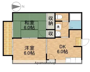 セントポーリア葵D【1階】の間取り