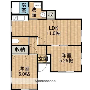 サンマリノ【1階】の間取り