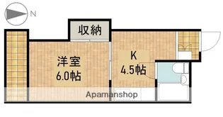 ノースアイランド【305号室】の間取り