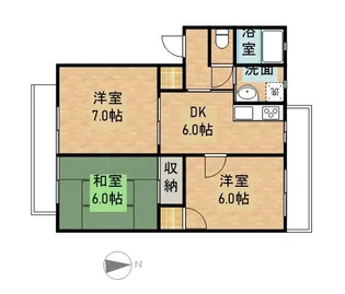 シンフォニーB【1階】の間取り