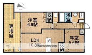 アリビオ【1階】の間取り