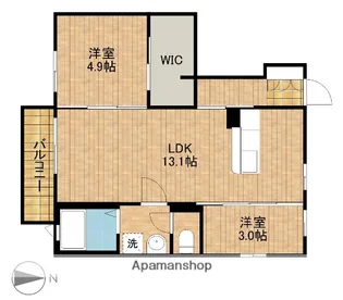 イグドラシルA【1階】の間取り
