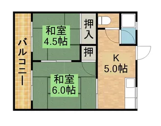 新和合メゾン【101号室】の間取り