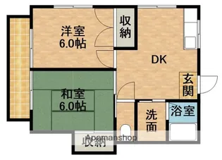 ハイツクレマツⅠ【1階】の間取り