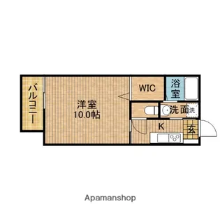 コミュニティービレッジ下小田D【2階】の間取り