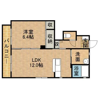カーサ・フィオーレⅠ【1階】の間取り