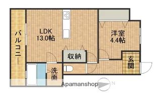 ELLE【1階】の間取り