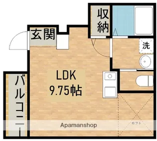 スロウハイツ【103号室】の間取り