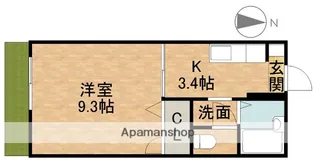 シルキーM【1階】の間取り