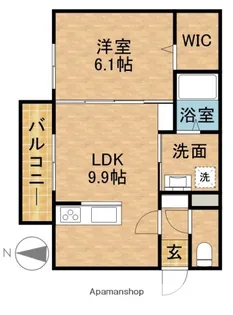 CASA IN COLLINA【3階】の間取り