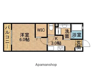 パミドールⅡ【1階】の間取り