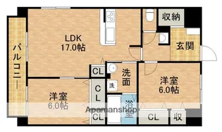 クランベリー【2階】の間取り