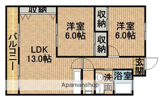 コーポラスMARCH【302号室】の間取り