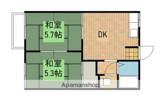 サングリア小笠B【2階】の間取り
