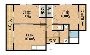 フォレスト笠井【2階】の間取り