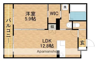 棒屋第13住吉ハイツ【202号室】の間取り