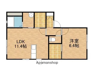 キングダムⅡ【101号室】の間取り