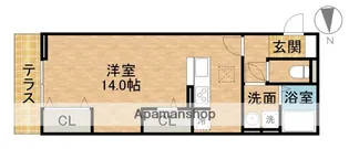 ラフィーネ【1階】の間取り