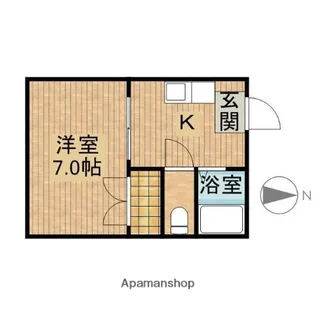 ヒルクレストC【2階】の間取り