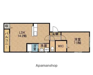 GLANZ OF DIMOA【4階】の間取り