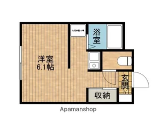 ミコノス【103号室】の間取り