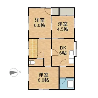 静岡県御前崎市比木【一戸建】の間取り