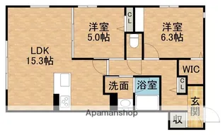 ASTERIA GARDEN DUO【1階】の間取り
