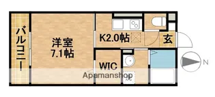 カレジエ・文丘【2階】の間取り