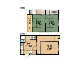 静岡県藤枝市旭が丘【一戸建】の間取り