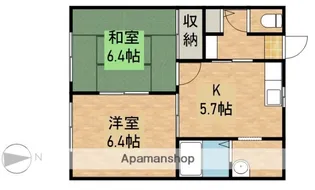 城の里A【2階】の間取り